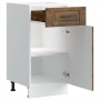 Mueble bajo de cocina porto roble ahumado madera reconstituida