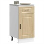 Mueble bajo de cocina porto roble sonoma madera reconstituida