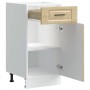 Mueble bajo de cocina porto roble sonoma madera reconstituida