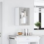 Armario de pared para cocina puerta cristal Porto gris sonoma
