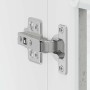 Armario de pared para cocina puerta cristal Porto gris hormigón