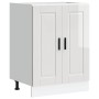 Mueble bajo de cocina porto alto brillo blanco