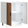 Mueble bajo de cocina porto madera vieja madera reconstituida