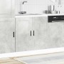Mueble bajo fregadero Porto gris hormigón madera diseñada
