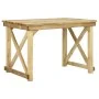 Impregnated pine wood garden table 110x79x75 cm by vidaXL, Garden tables - Ref: Foro24-318411, Price: 152,92 €, Discount: %