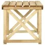 Impregnated pine wood garden table 110x79x75 cm by vidaXL, Garden tables - Ref: Foro24-318411, Price: 152,92 €, Discount: %