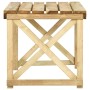 Mesa de jardín de madera de pino impregnada 110x79x75 cm de vidaXL, Mesas de jardín - Ref: Foro24-318411, Precio: 156,19 €, D...