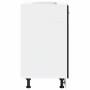 Mueble bajo de cocina Porto madera contrachapada negro