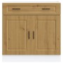 Mueble bajo de cocina porto roble artesano madera reconstituida