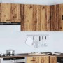 Armario de pared de cocina Porto madera vieja madera ingeniería