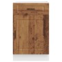 Mueble bajo de cocina porto madera vieja madera reconstituida