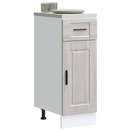 Mueble bajo de cocina porto gris sonoma madera reconstituida