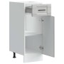 Mueble bajo de cocina porto gris sonoma madera reconstituida