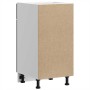 Mueble bajo de cocina Porto madera contrachapada negro