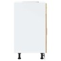 Mueble bajo de cocina porto roble artesano madera reconstituida