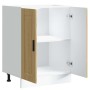 Mueble bajo de cocina porto roble sonoma madera reconstituida