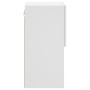 Muebles para TV con luces LED 2 uds blanco 30,5x30x60 cm