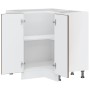 Mueble bajo esquina de cocina porto madera reconstituida