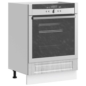Mueble de horno Porto gris sonoma madera reconstituida