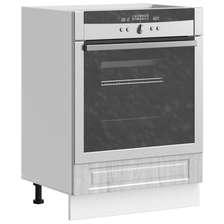 Mueble de horno Porto gris sonoma madera reconstituida