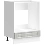 Mueble de horno Porto gris sonoma madera reconstituida