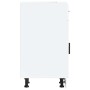 Mueble bajo de cocina Porto madera contrachapada blanca