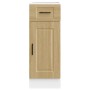 Mueble bajo de cocina porto roble sonoma madera reconstituida
