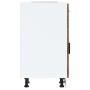 Mueble bajo de cocina porto roble ahumado madera reconstituida