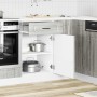 Mueble bajo de cocina porto gris sonoma madera reconstituida