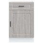 Mueble bajo de cocina porto gris sonoma madera reconstituida