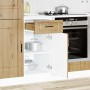 Mueble bajo de cocina porto roble artesano madera reconstituida