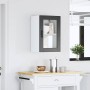 Armario de pared para cocina con puerta de cristal Porto negro