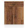 Mueble bajo de cocina porto madera vieja madera reconstituida