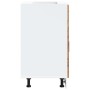 Mueble bajo de cocina porto madera vieja madera reconstituida