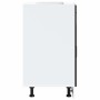 Mueble bajo de cocina Porto madera contrachapada negro