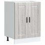 Mueble bajo de cocina porto gris sonoma madera reconstituida