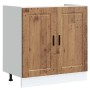 Mueble bajo fregadero Porto madera vieja madera diseñada