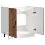 Mueble bajo fregadero Porto madera vieja madera diseñada
