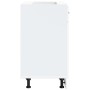 Mueble bajo de cocina Porto madera contrachapada blanca