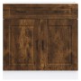 Mueble bajo de cocina porto roble ahumado madera reconstituida