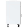 Mueble bajo de cocina porto gris cemento madera reconstituida