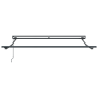 Toldo Retráctil Manual - Antracita, 300x250 cm