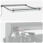 Toldo Retráctil Automático - Antracita 300x250 cm