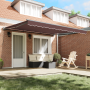 Toldo Manual Retráctil – Marrón, 400 x 300 cm