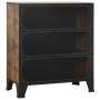 Storage cabinets 2 units metal and MDF rustic brown by vidaXL, Lockers and storage cabinets - Ref: Foro24-3095971, Price: 266...