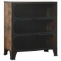 Storage cabinets 2 units metal and MDF rustic brown by vidaXL, Lockers and storage cabinets - Ref: Foro24-3095971, Price: 263...