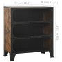 Storage cabinets 2 units metal and MDF rustic brown by vidaXL, Lockers and storage cabinets - Ref: Foro24-3095971, Price: 266...