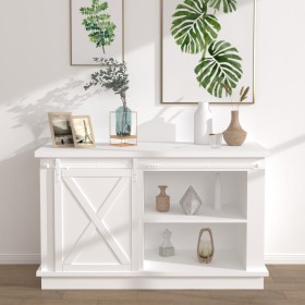 Mini-Schiebetür-Bausatz weißer Kohlenstoffstahl Kleiderschrank 122 cm von vidaXL, Türrahmen - Ref: Foro24-151701, Preis: 39,8...