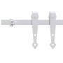 Kit mini puerta corredera armario acero carbono blanco 122 cm de vidaXL, Marcos de puertas - Ref: Foro24-151701, Precio: 39,8...