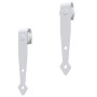 Mini-Schiebetür-Bausatz weißer Kohlenstoffstahl Kleiderschrank 122 cm von vidaXL, Türrahmen - Ref: Foro24-151701, Preis: 39,8...